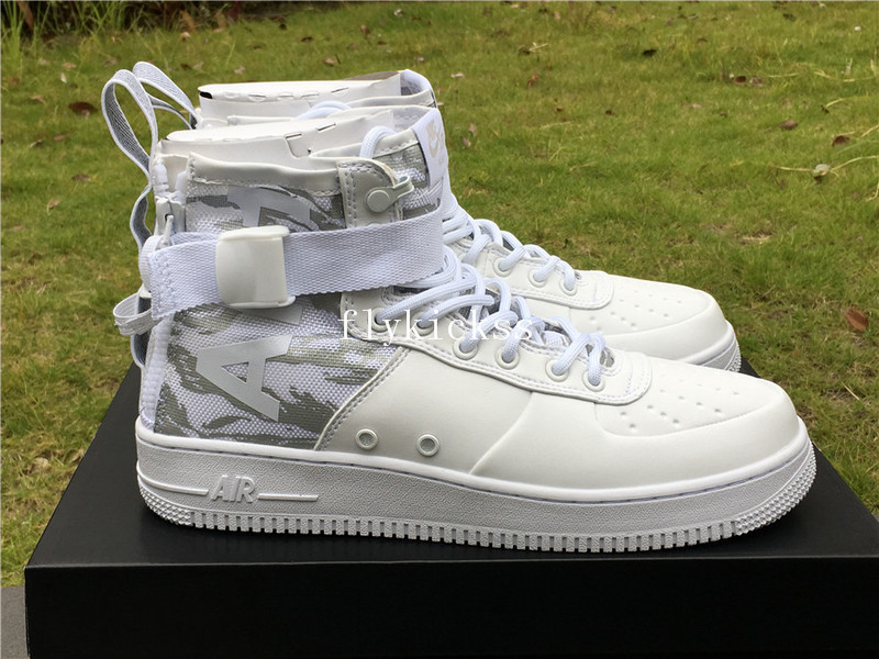 Nike SF Air Force 1 Mid QS White Flower